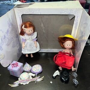 Eden Vintage Madeline Birthday Celebration doll Playset , 2 dolls